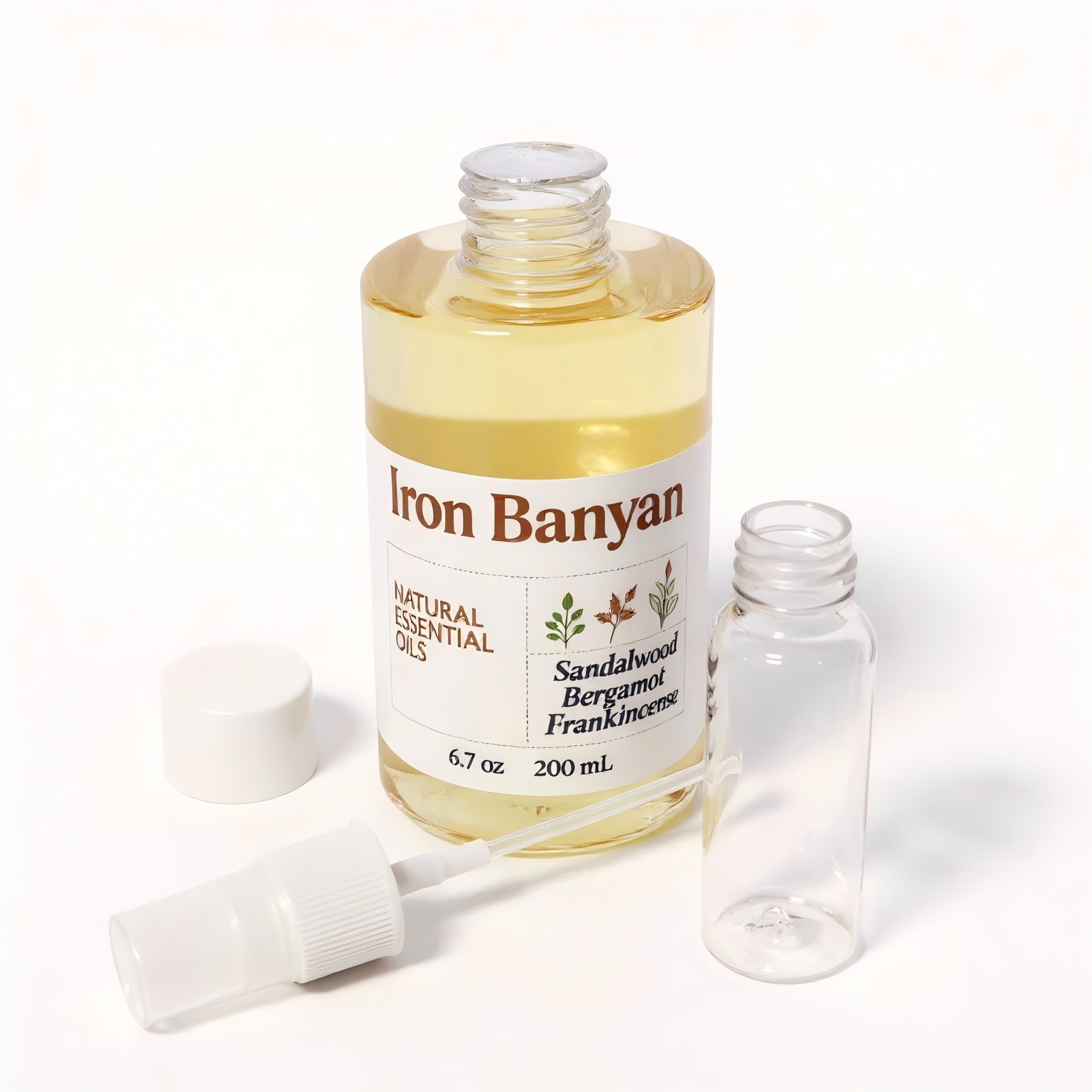 Iron Banyan ambient room aroma creates a serene space for relaxation.