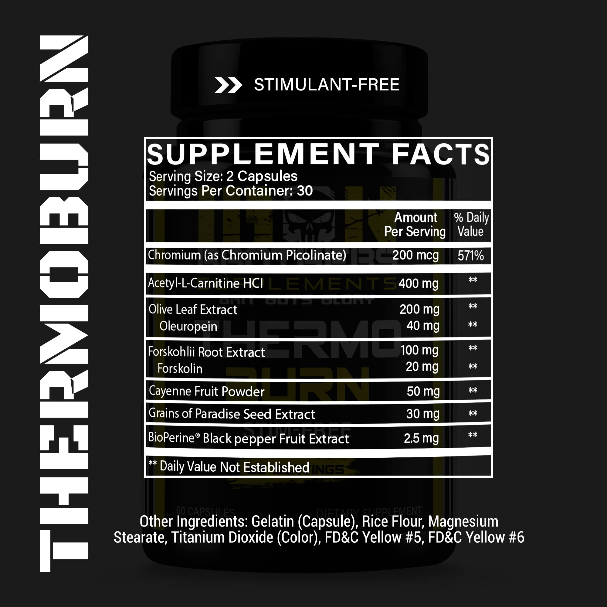 Iron Brothers fat burner on coffee stack photo illustrating stacking options.