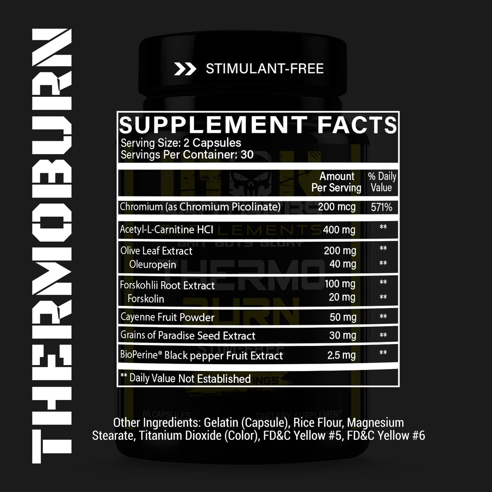 Iron Brothers fat burner on coffee stack photo illustrating stacking options.