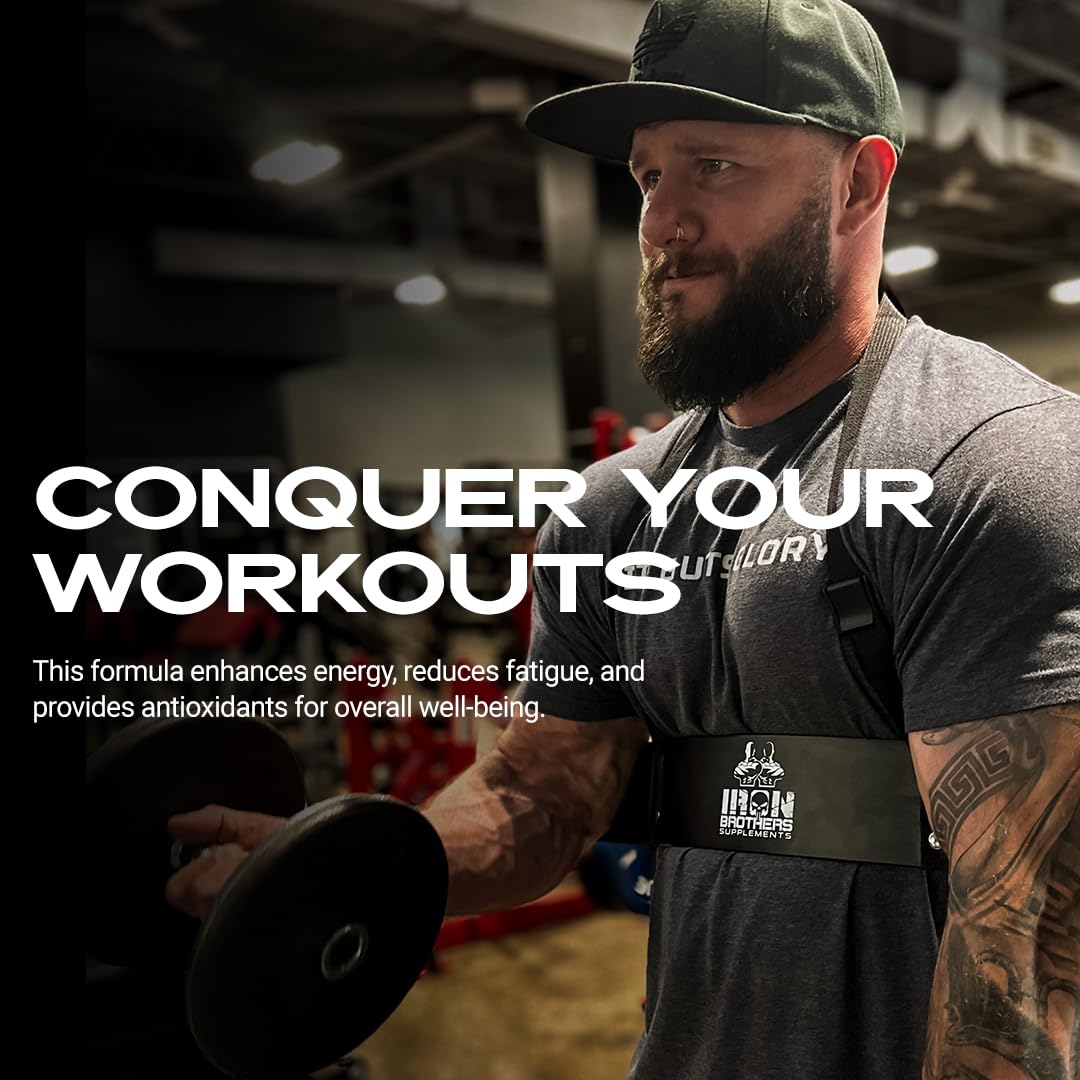 Iron Brothers Thermogenic green tea extract depiction suggests steady clean energy