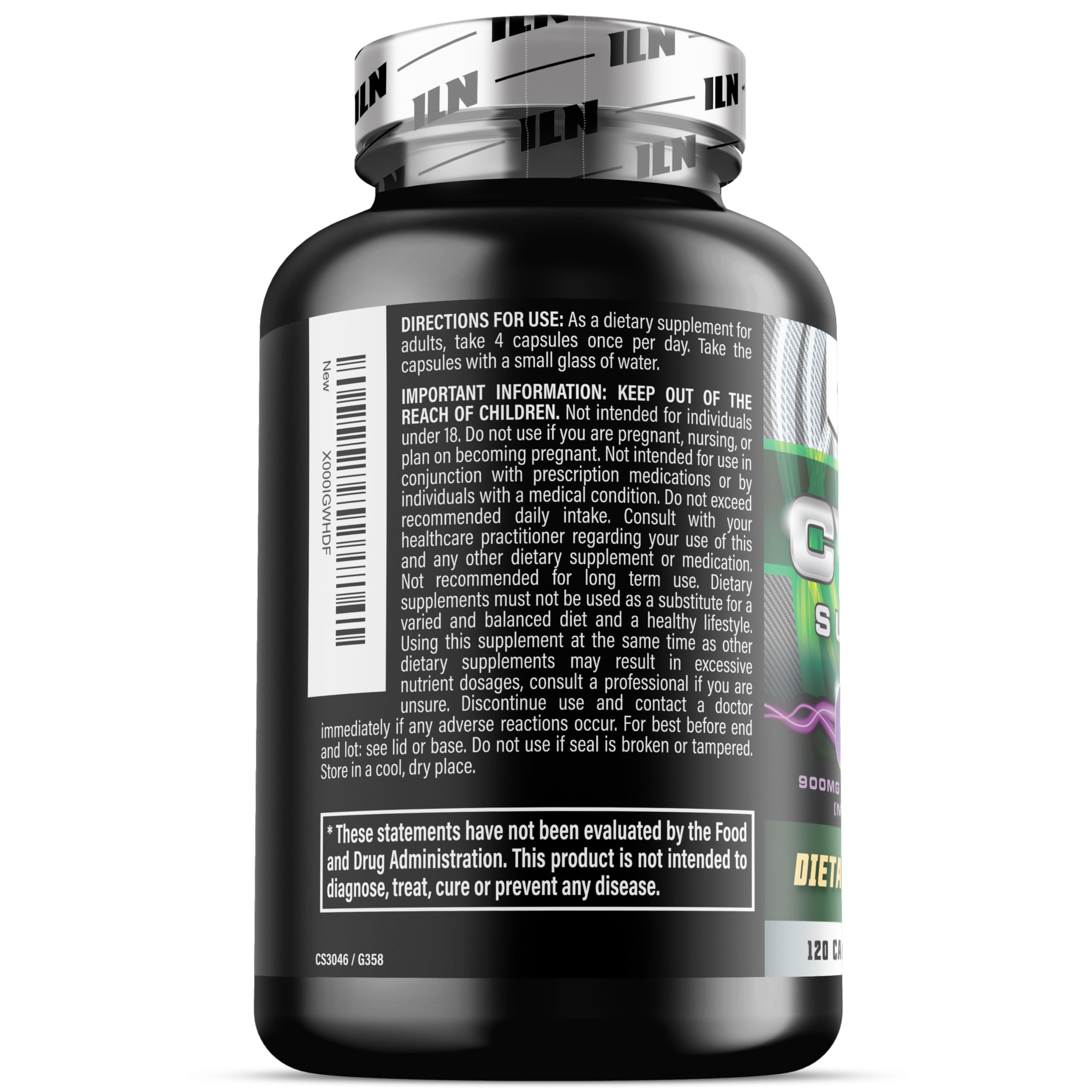 Iron Labs Cycle Support NAC packaging with capsules ready for training