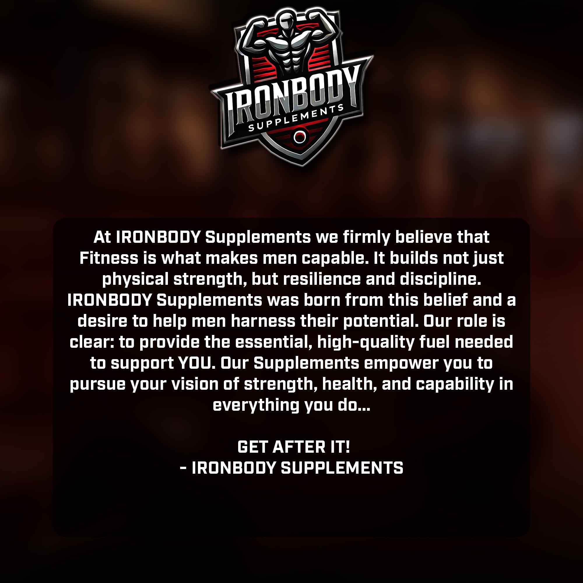 IronBody energy and focus blend supporting daytime activity and workouts