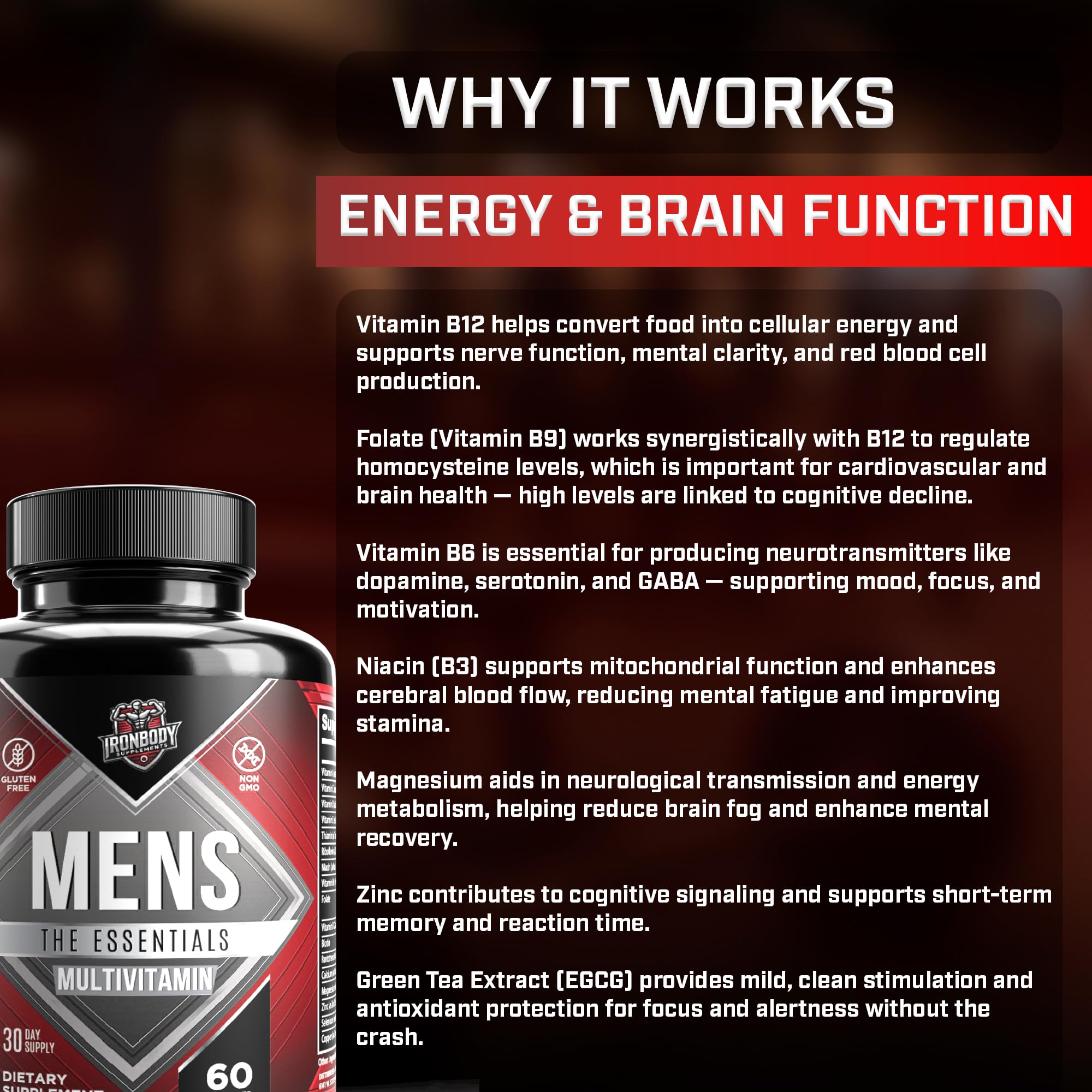 IronBody Men's Essentials produced in USA-made facility badge for trusted production