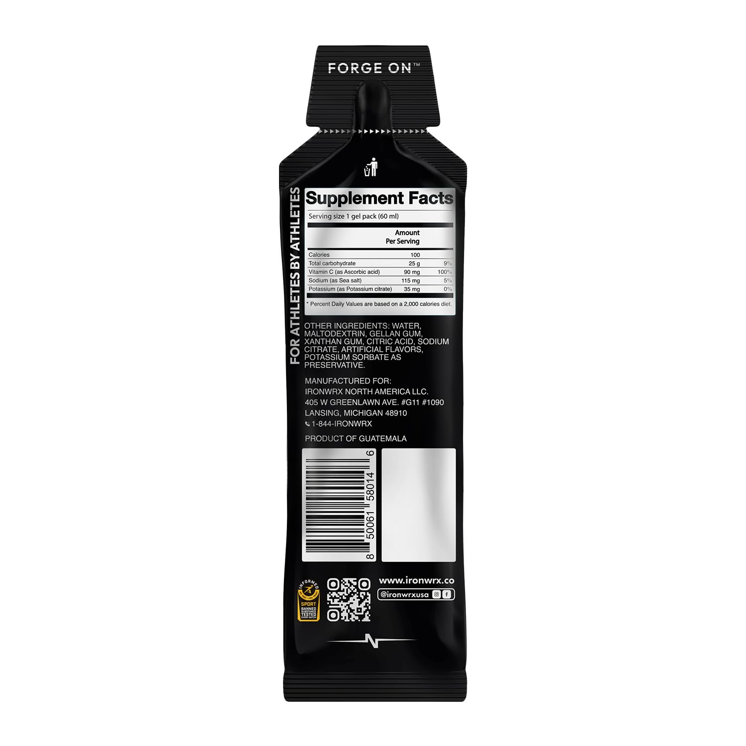 Gluten-free formulation from IRONWRX supports digestion during long sessions