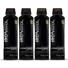 IRONWRX Isotonic Energy Gels Tangerine pack for quick energy during workouts.