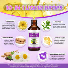 IRSRDOQU Cortisol Drops 60ml blue bottle ready for daily use