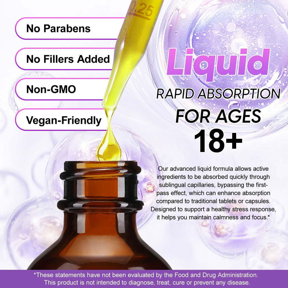 IRSRDOQU Cortisol Drops blueberry flavor bottle for daily use