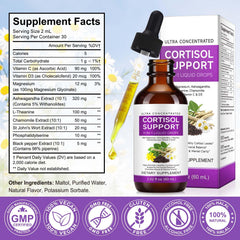 IRSRDOQU Cortisol Drops dropper for sublingual absorption