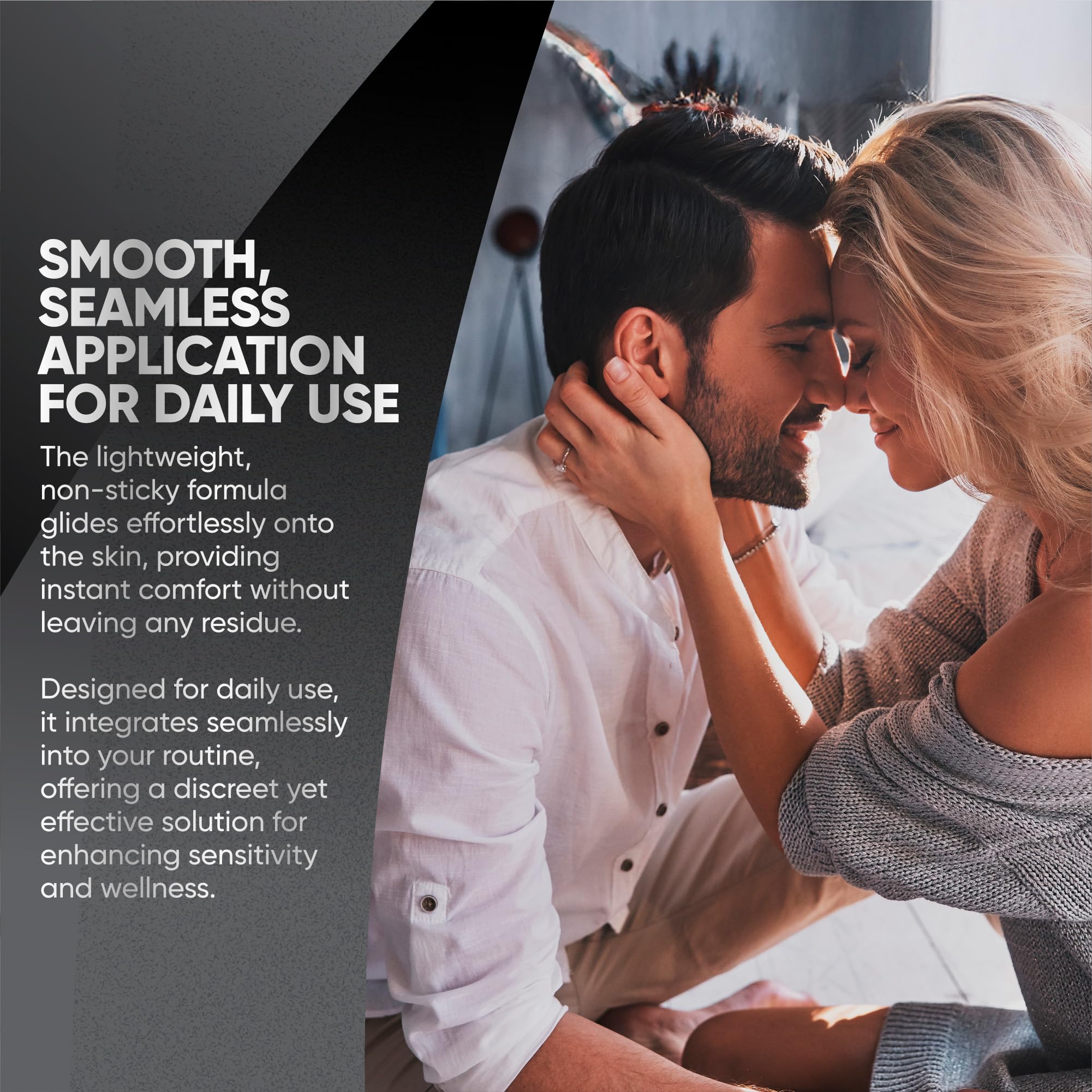 Irvy Med3000 Penile Gel fragrance-free formula for sensitive skin.