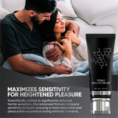 Irvy Med3000 Penile Gel on skin emphasizing hydration and comfort.