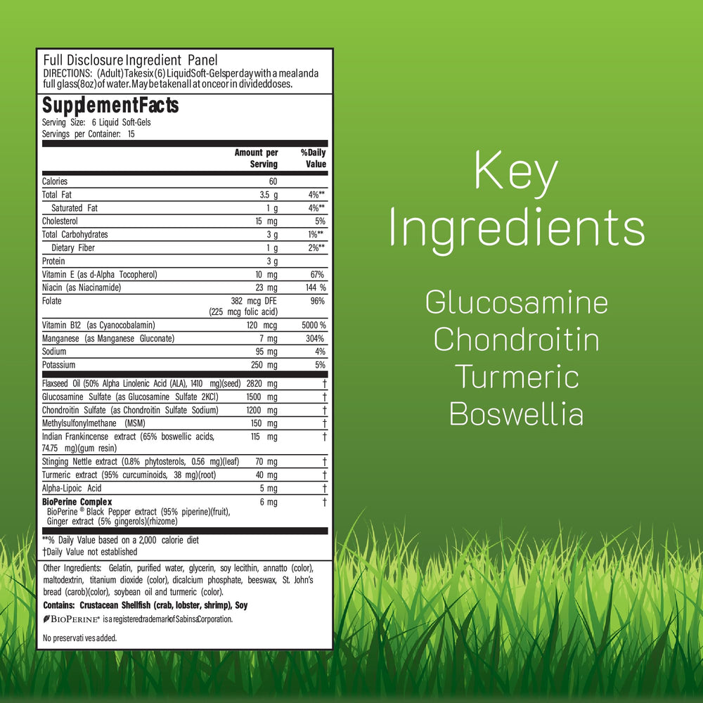 Close-up of Irwin Naturals softgels showing smooth texture for easy swallowing
