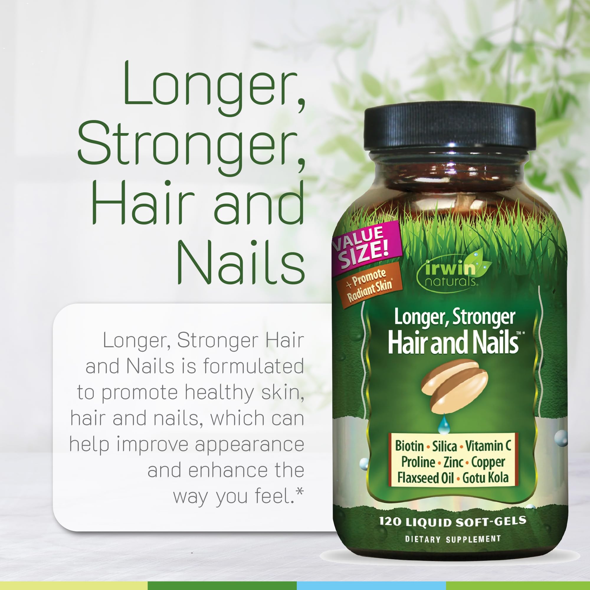 Bioflavonoids protect skin and hair from environmental stress with Irwin Naturals