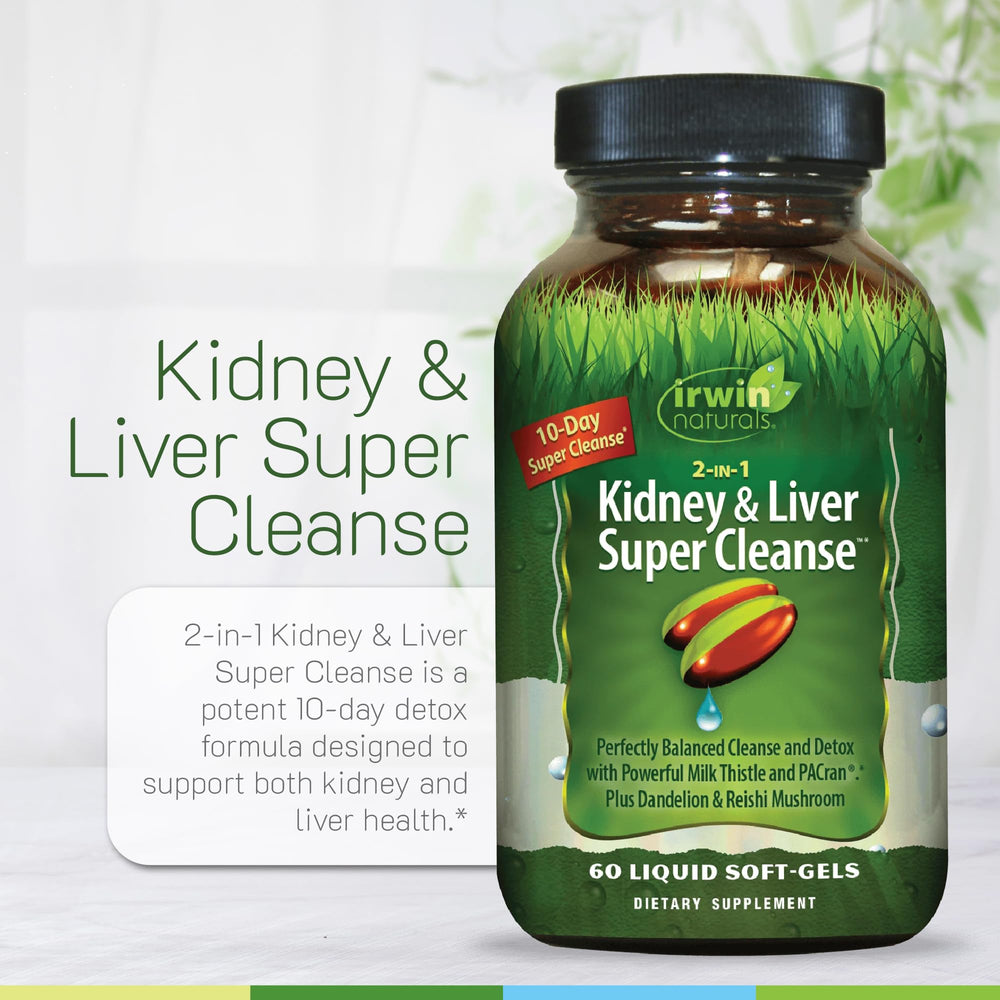 Irwin Naturals bottle ingredients list highlights botanicals for daily support