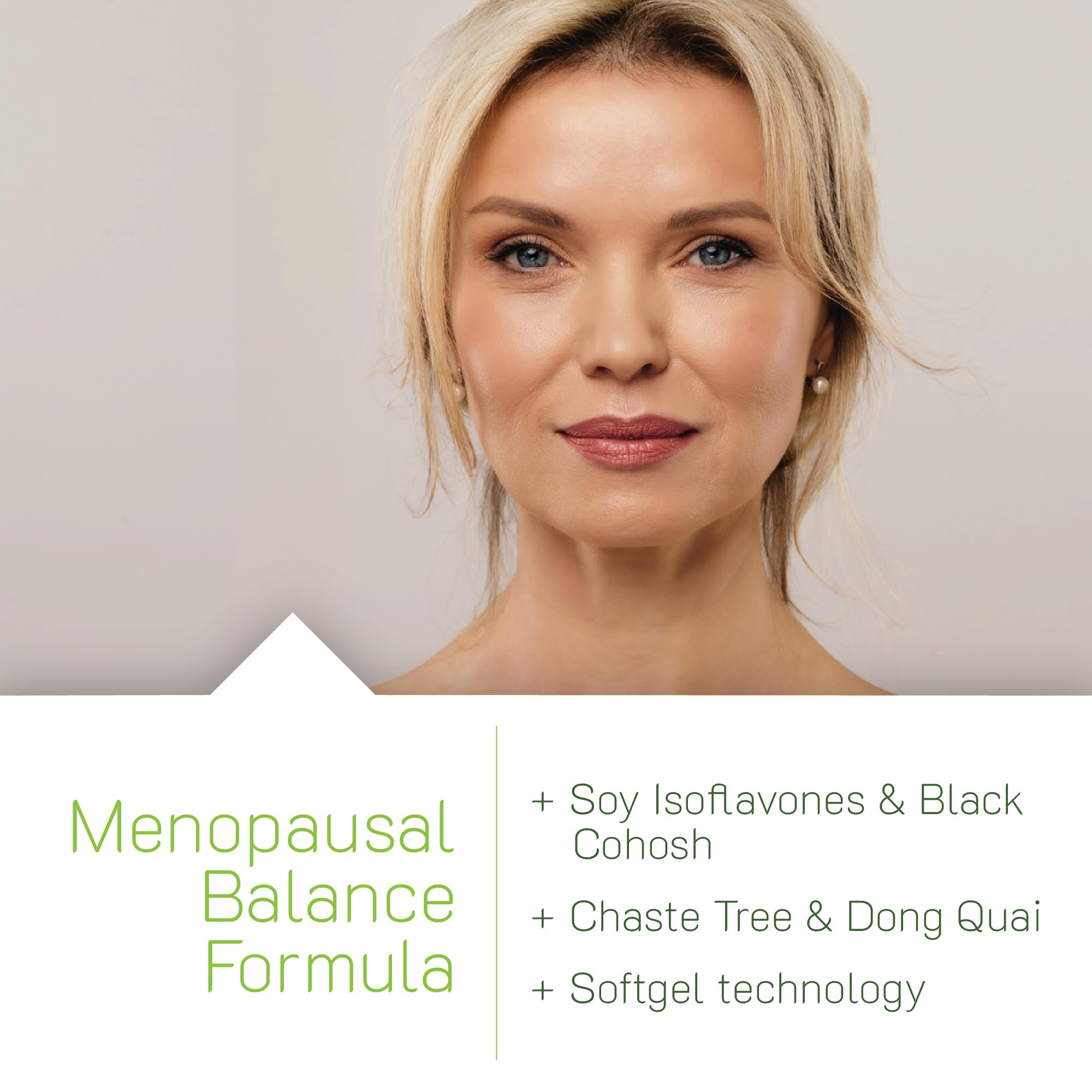 Graphic of black cohosh, chasteberry, and red clover in EstroPause formula.