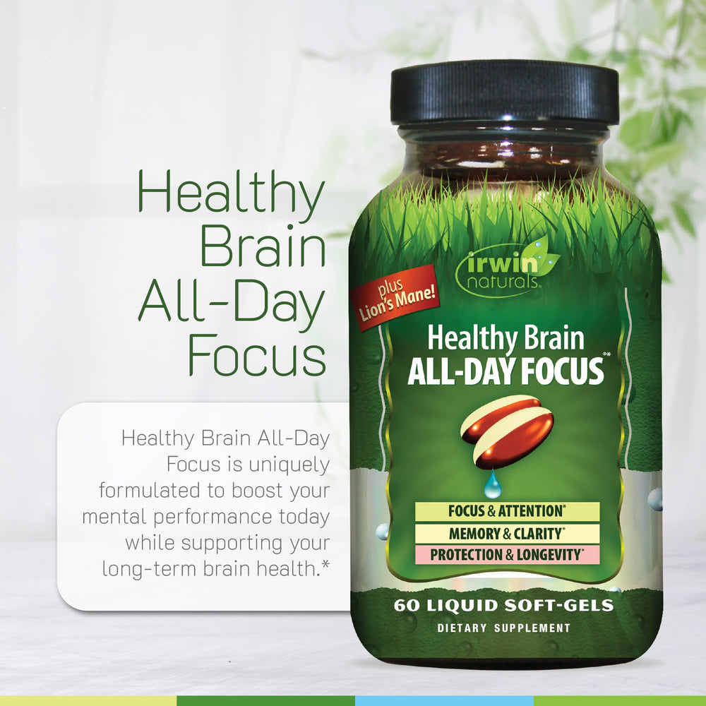 BacoMind, ginkgo biloba, and gotu kola in Irwin Naturals Healthy Brain formula