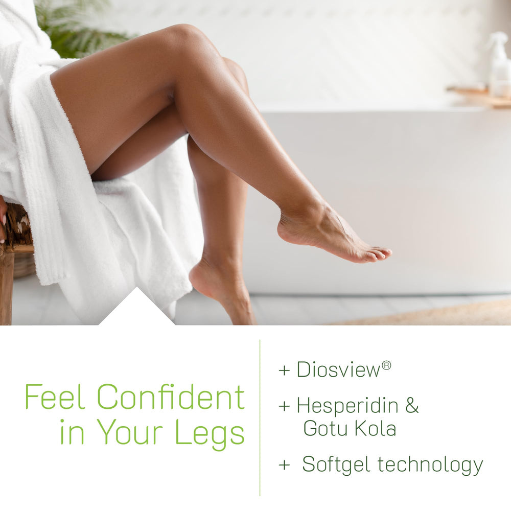 Irwin Naturals Love My Legs bottle pour, fast-release liquid softgels