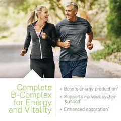 Irwin Naturals Mega B-Complex methylcobalamin B12 closeup at 1000 mcg