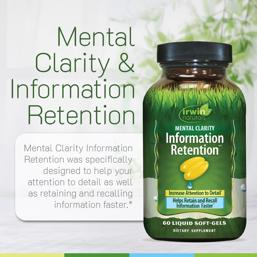 Irwin Naturals Omega-3 Fish Oil soft-gels promote healthy brain nutrition on the go