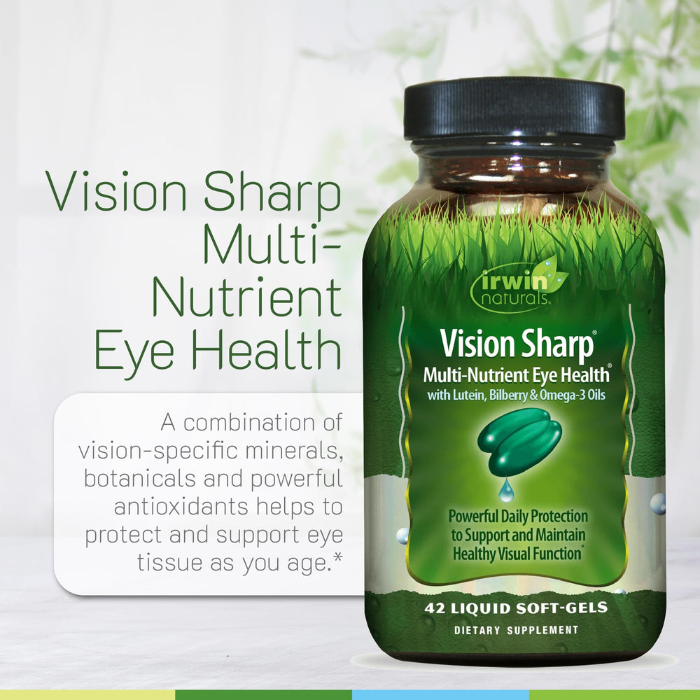Omega-3 softgels from Irwin Naturals Vision Sharp