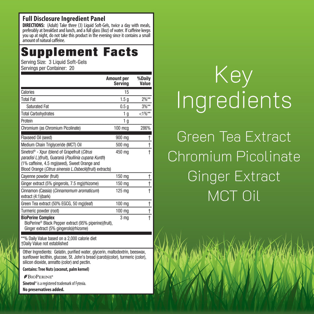 Irwin Naturals Thermo-Burn label close-up highlights key ingredients