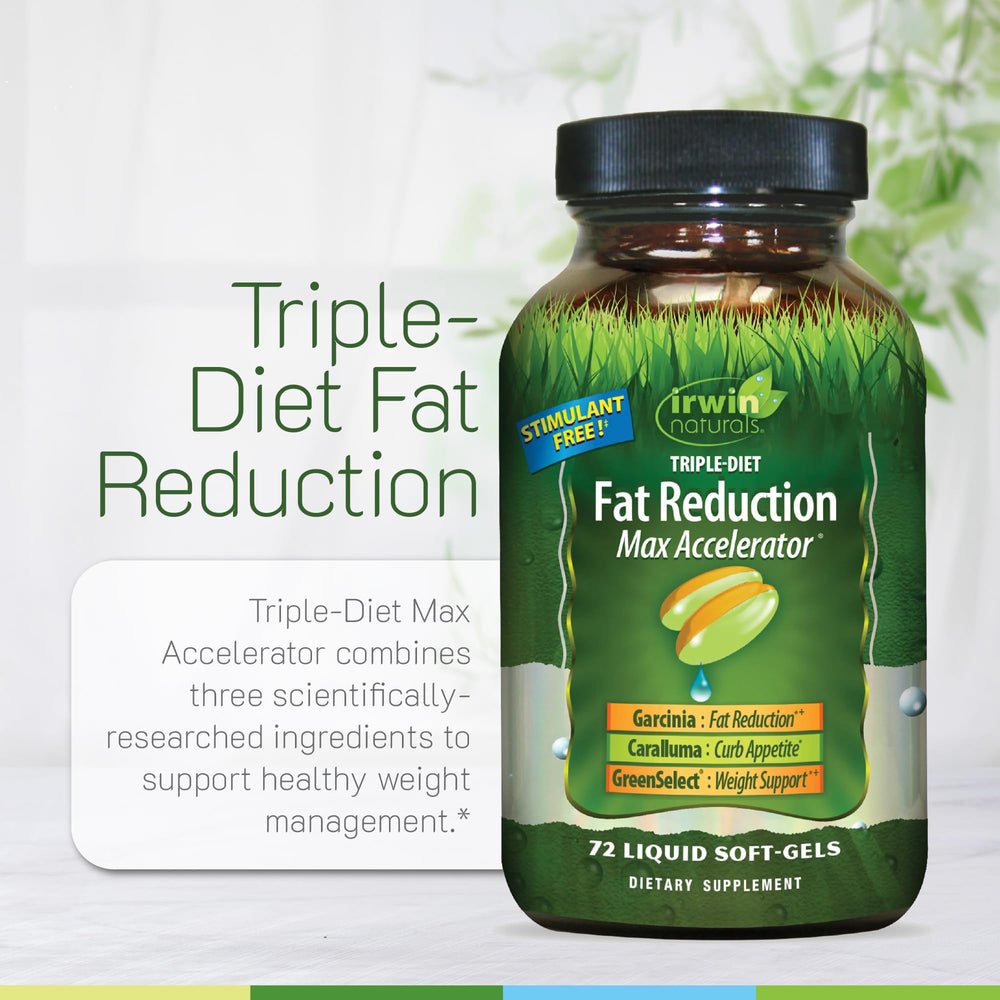 Ingredients panel featuring HCA and GreenSelect for weight-management support