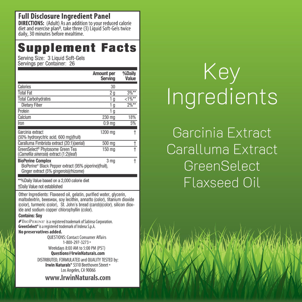 Close-up of Irwin Naturals Triple-Diet Max Accelerator label showing quality and potency