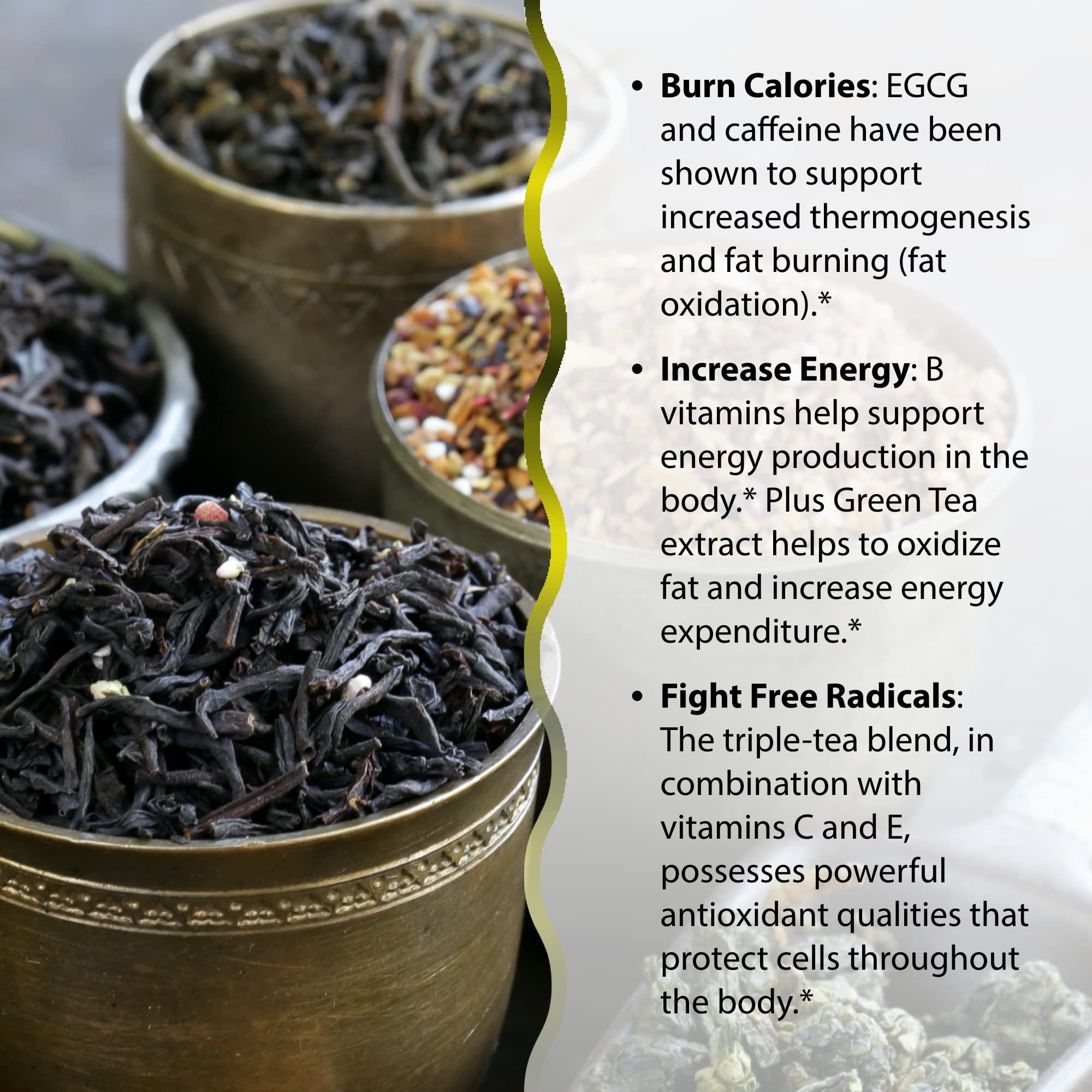 Irwin Naturals Triple Tea Fat Burner on desk with glass of water.