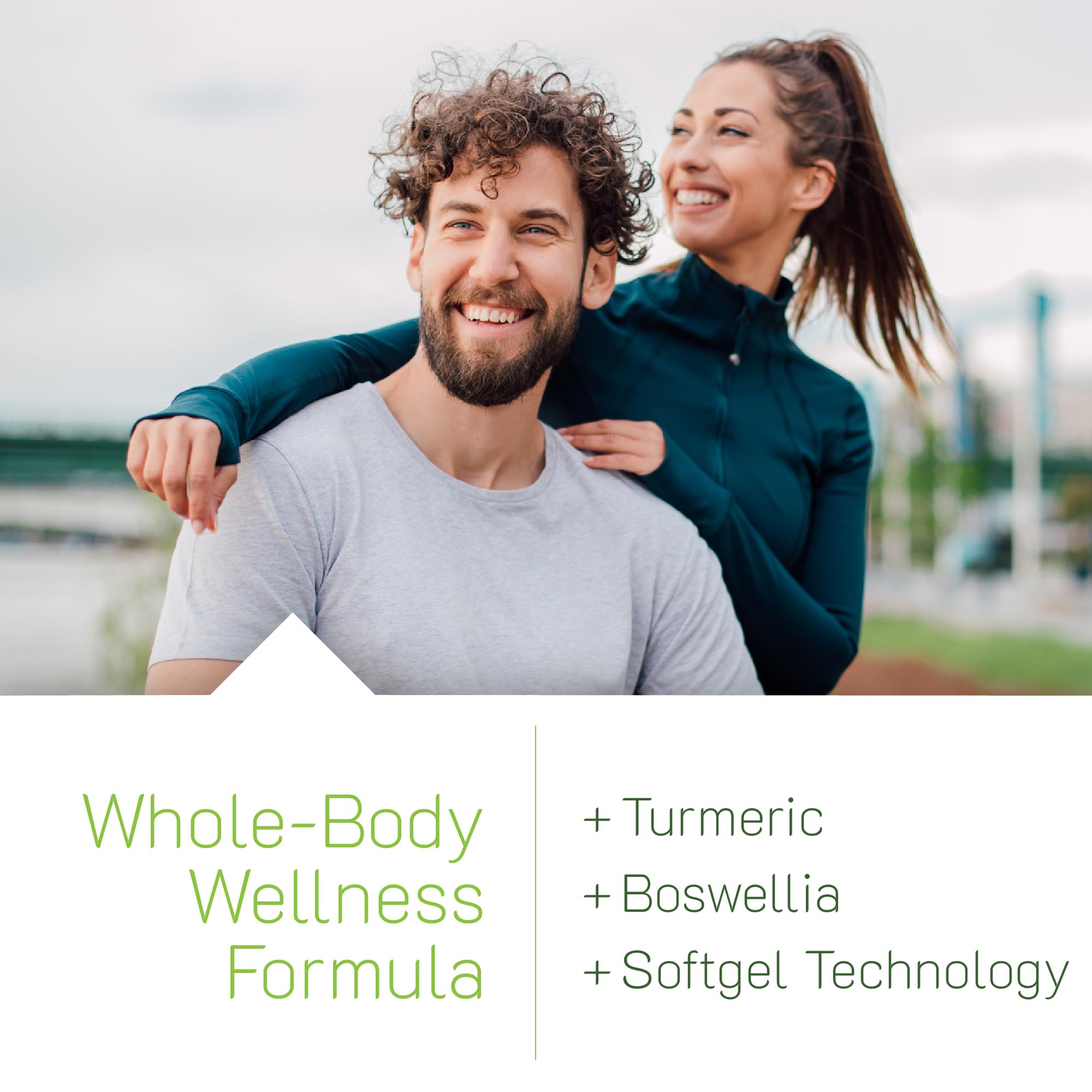 Irwin Naturals Turmeric+ ingredients blend with curcumin and boswellia.