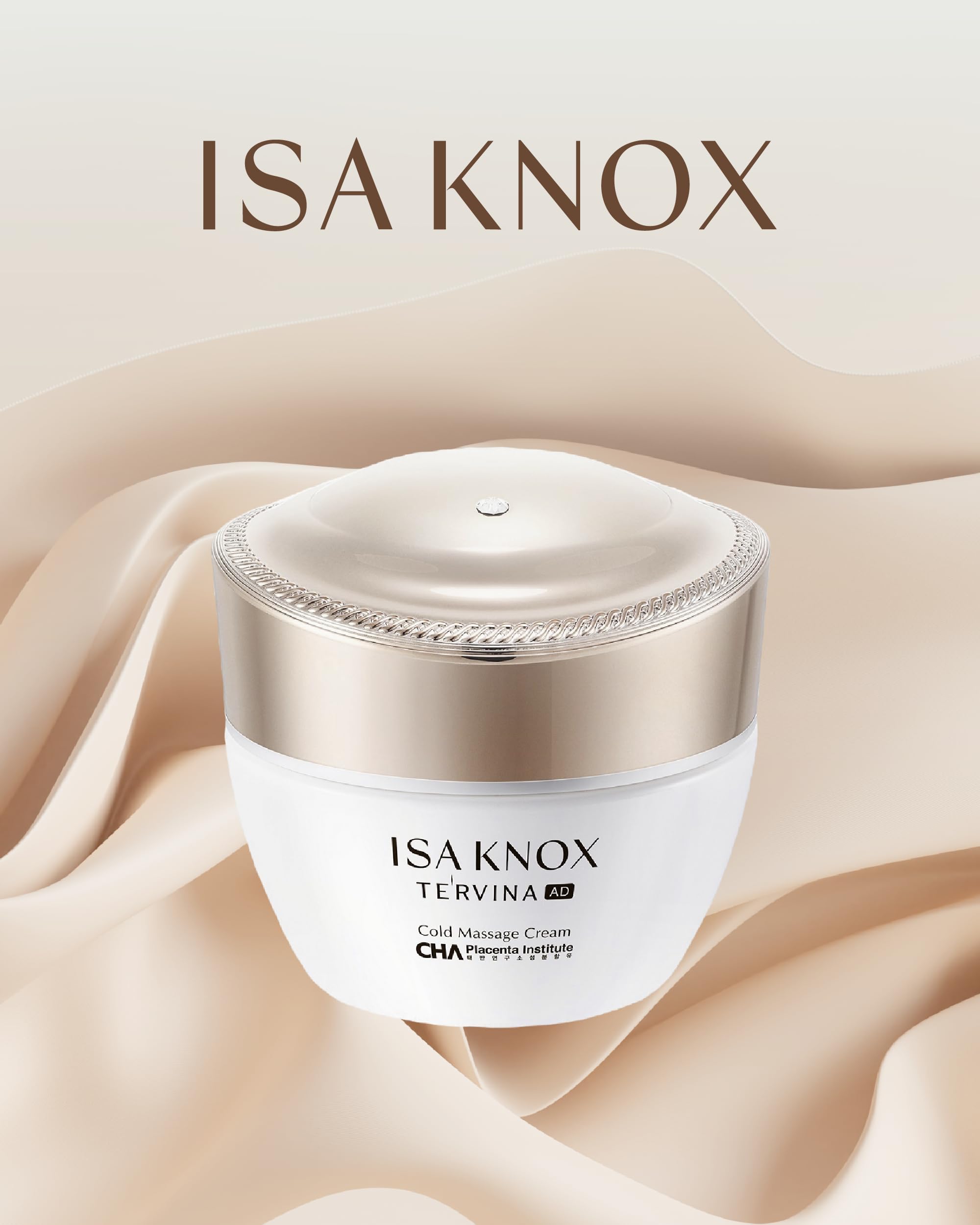 Isa Knox Tervina Cold Massage Cream as part of daily skincare routine