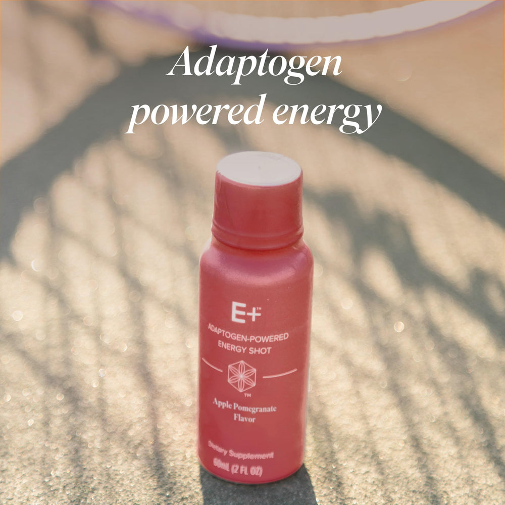 Isagenix E+ 6-pack display highlighting convenient daily energy