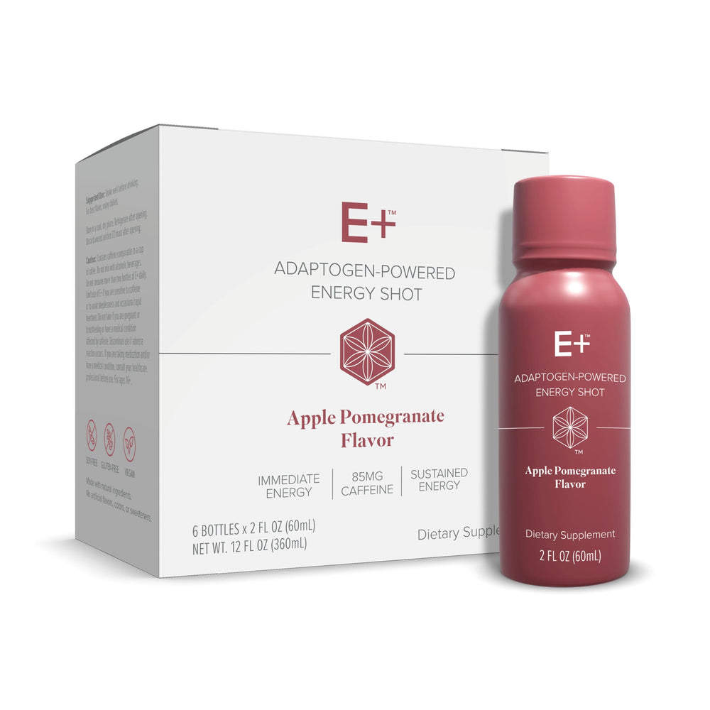 Isagenix E+ Apple Pomegranate bottle ready for on-the-go energy