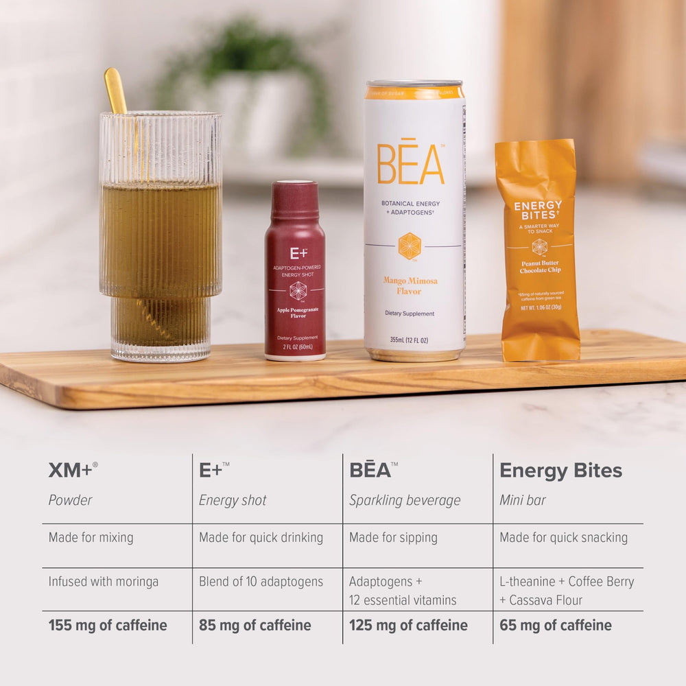 Isagenix E+ Apple Pomegranate packaging and ingredients
