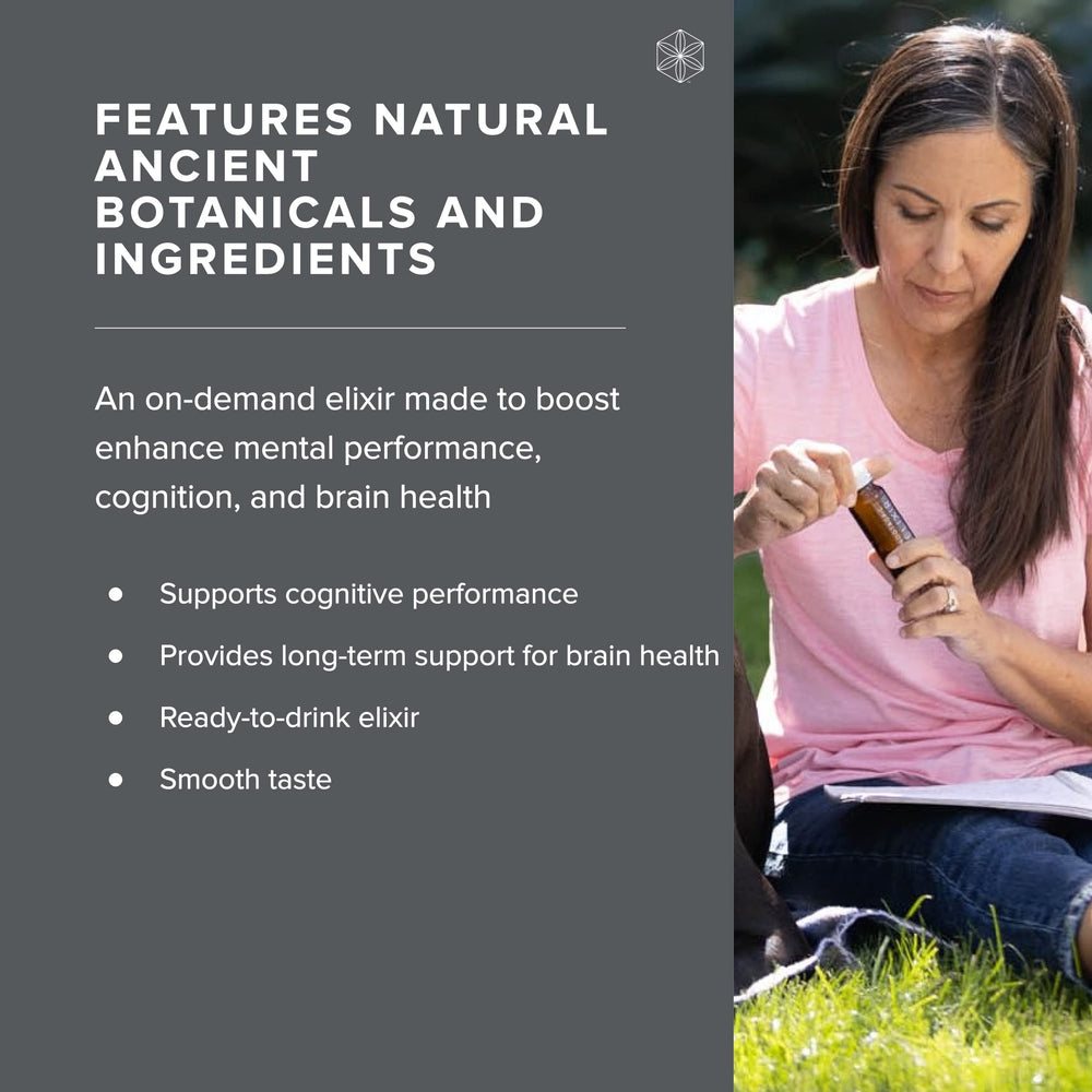 Isagenix Nootropic Elixir green tea extract visual on the bottle