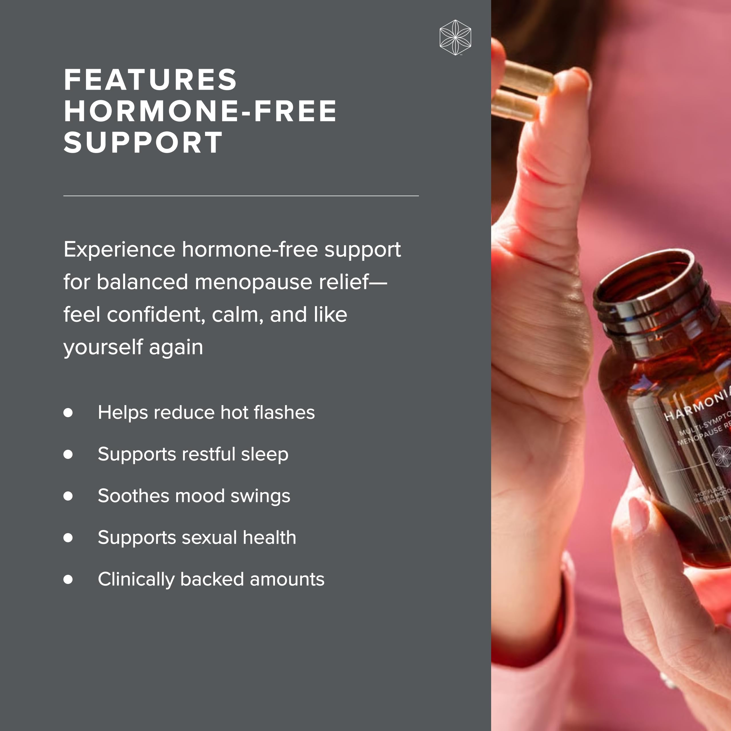 Isagenix Harmonia herbal blend packaging highlighting Korean botanicals.