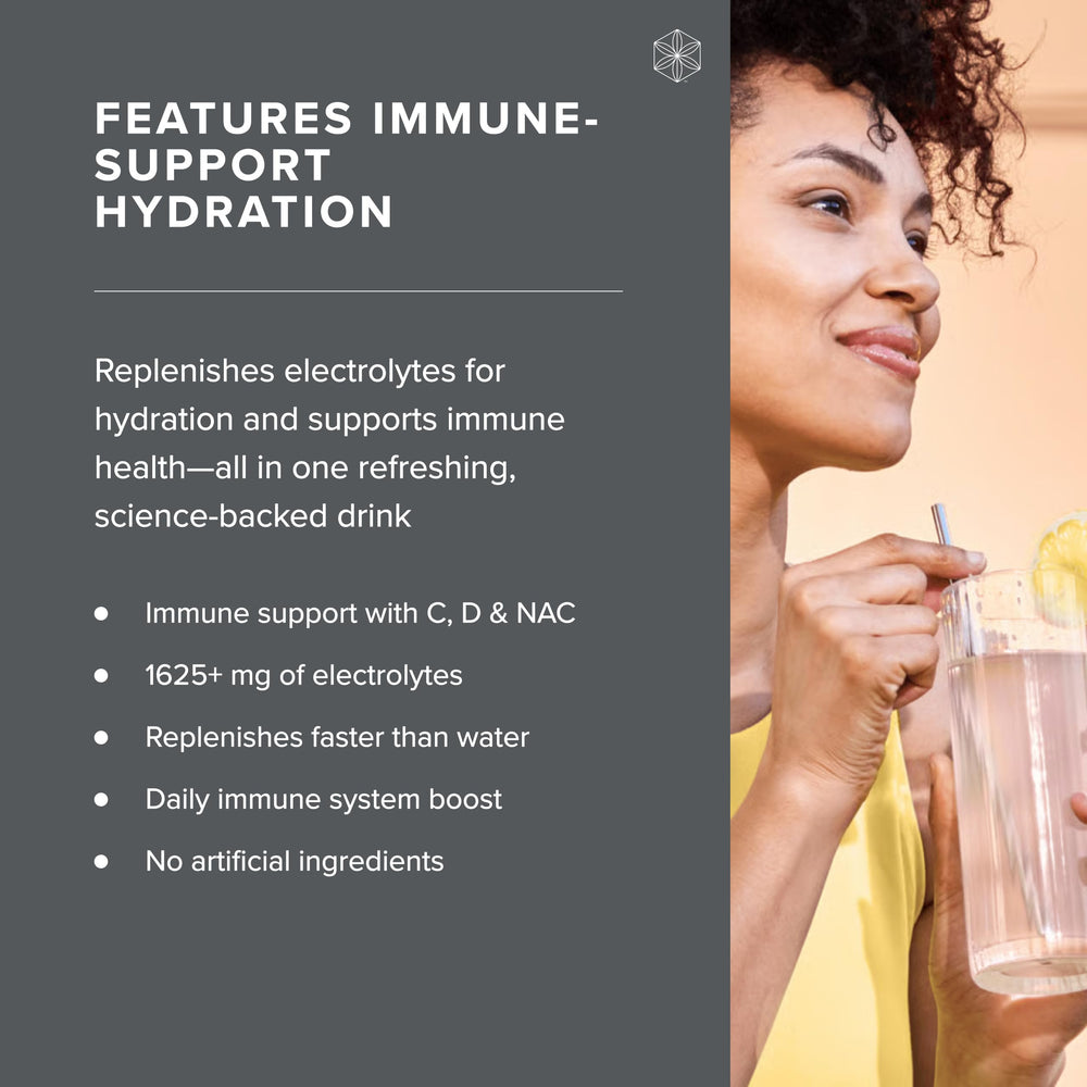 Isagenix Hydrate with only 10 calories per serving, a lighter hydration option.
