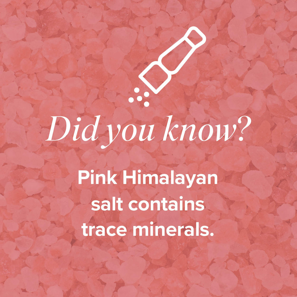Isagenix Hydrate coconut water and pink Himalayan salt ingredients visual.