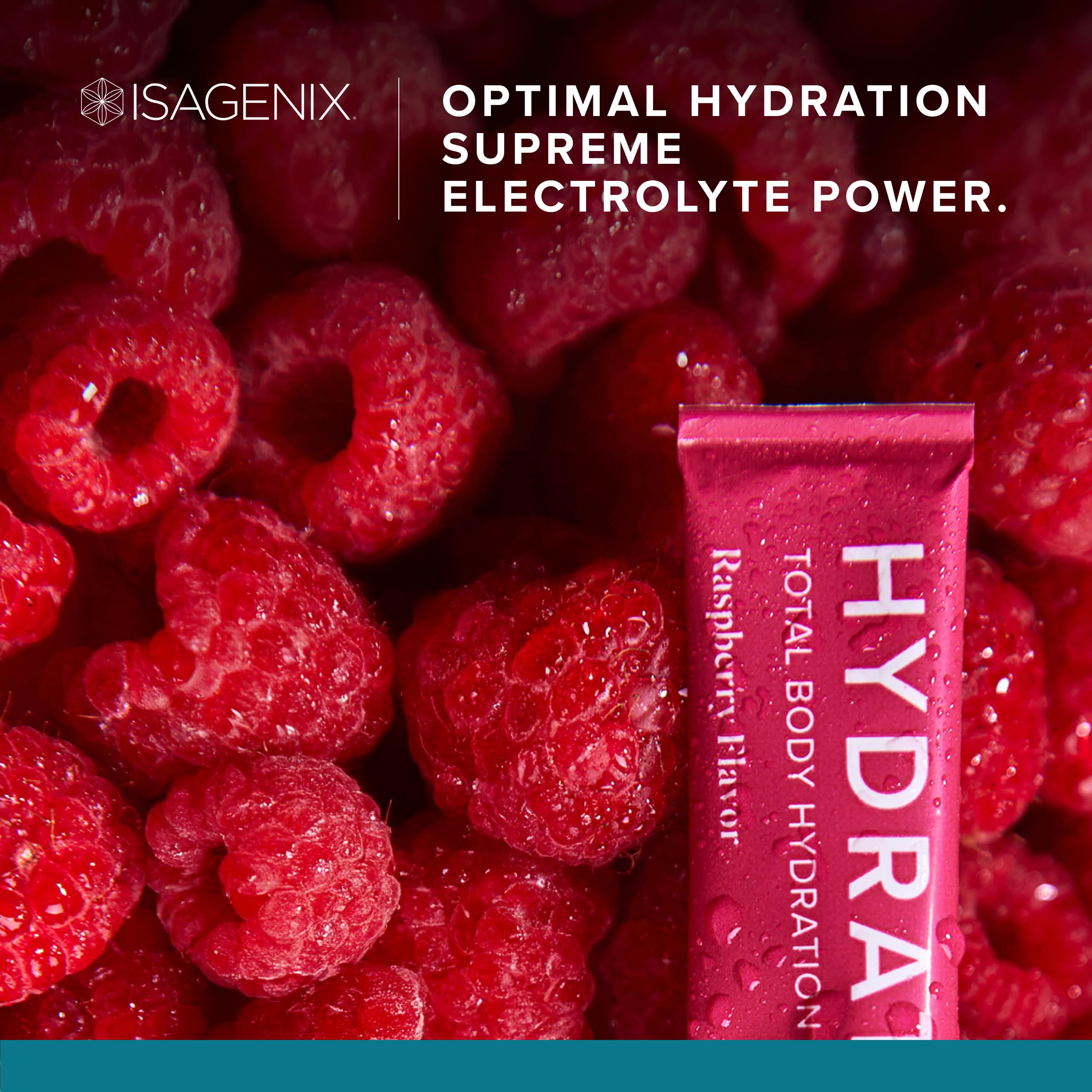 Isagenix Hydrate sticks dissolving in water demonstrating quick mix.