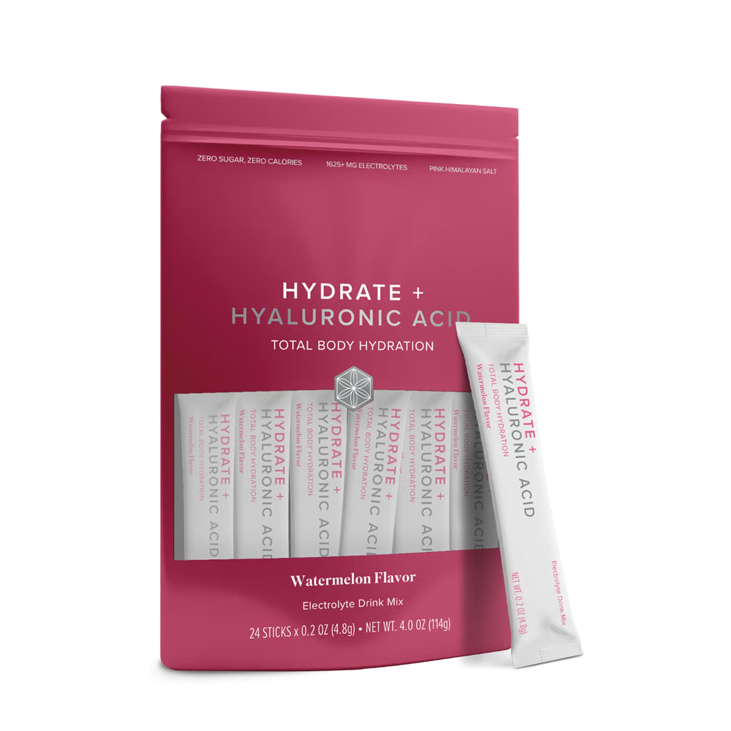 Isagenix Hydrate Watermelon stick front view for quick electrolyte hydration.