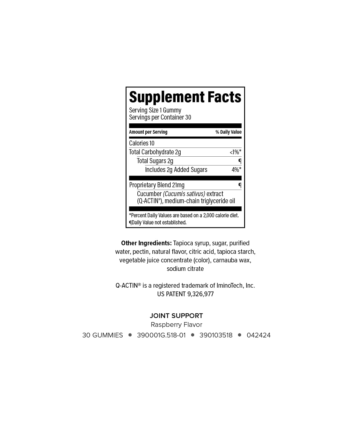 Close-up of Isagenix Joint Support raspberry gummies showing natural color and texture.