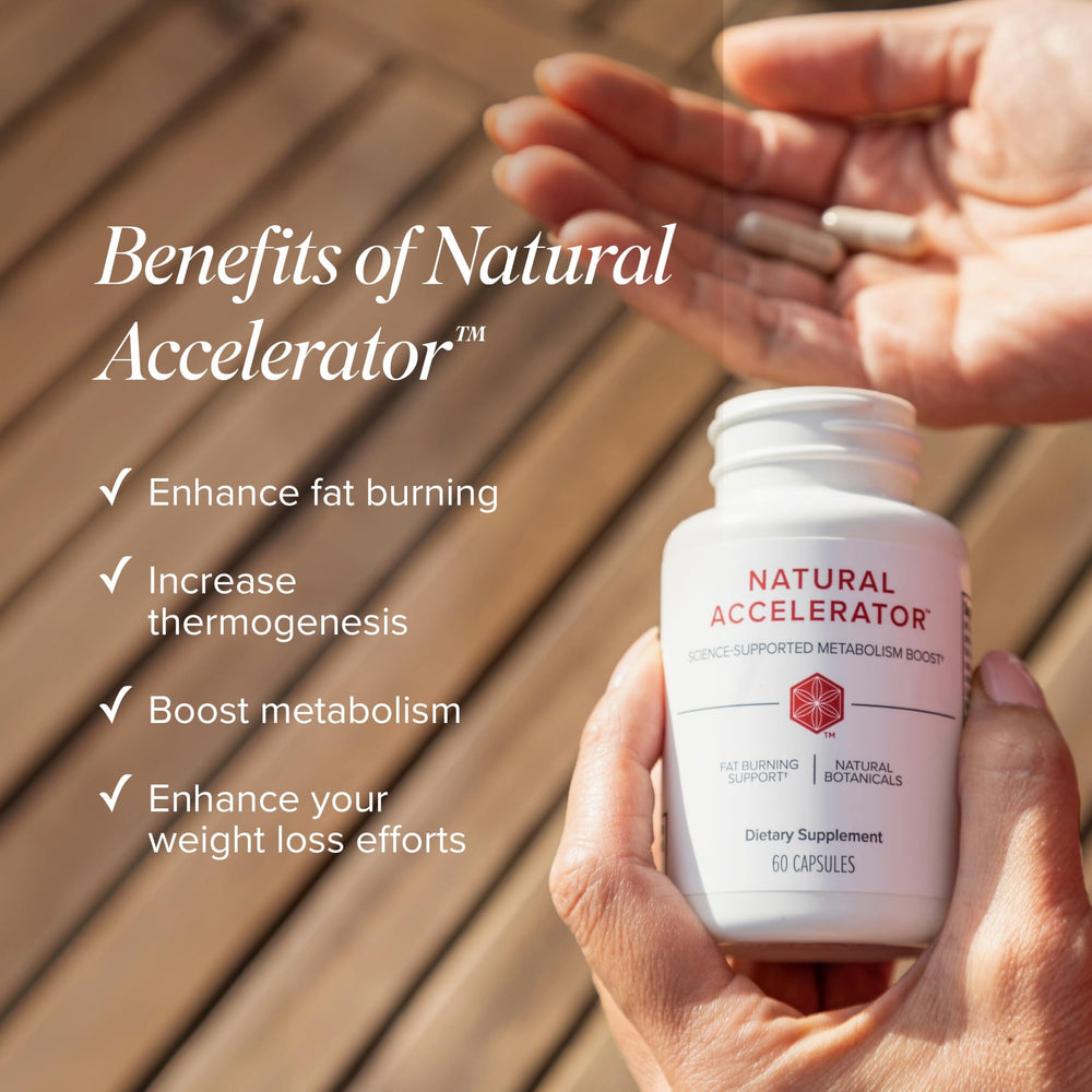 Green tea and cocoa seed notes suggest natural energy in Isagenix Accelerator