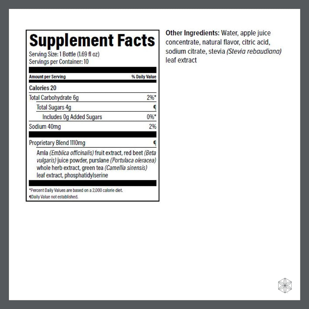 Isagenix Nootropic Elixir being poured for quick focus
