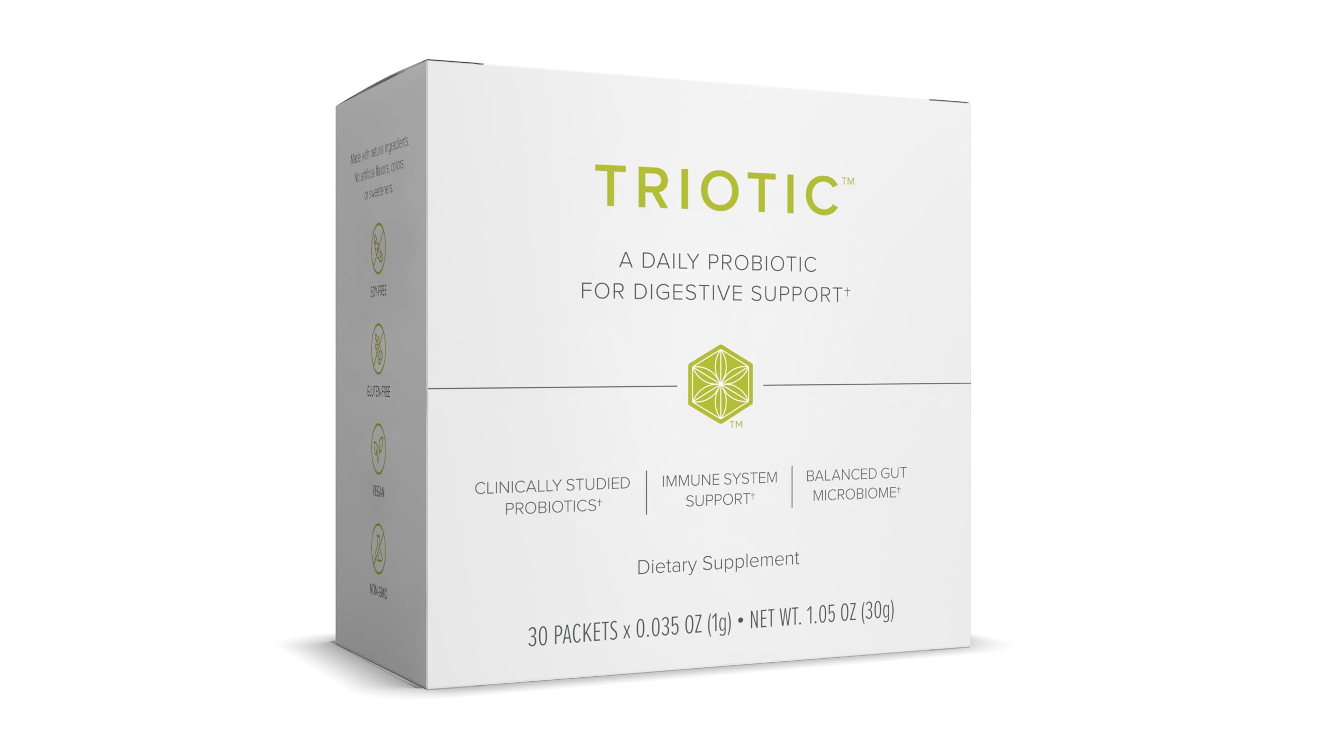 Isagenix Triotic honeydew flavor dissolving on tongue