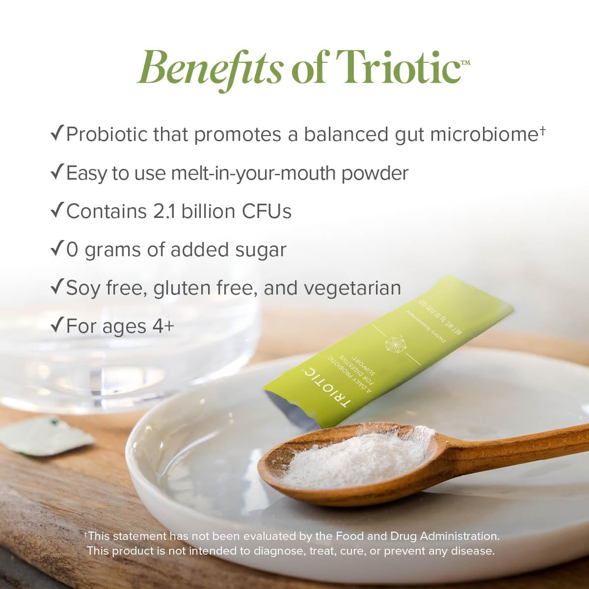Isagenix Triotic fast-melting powder dissolves quickly