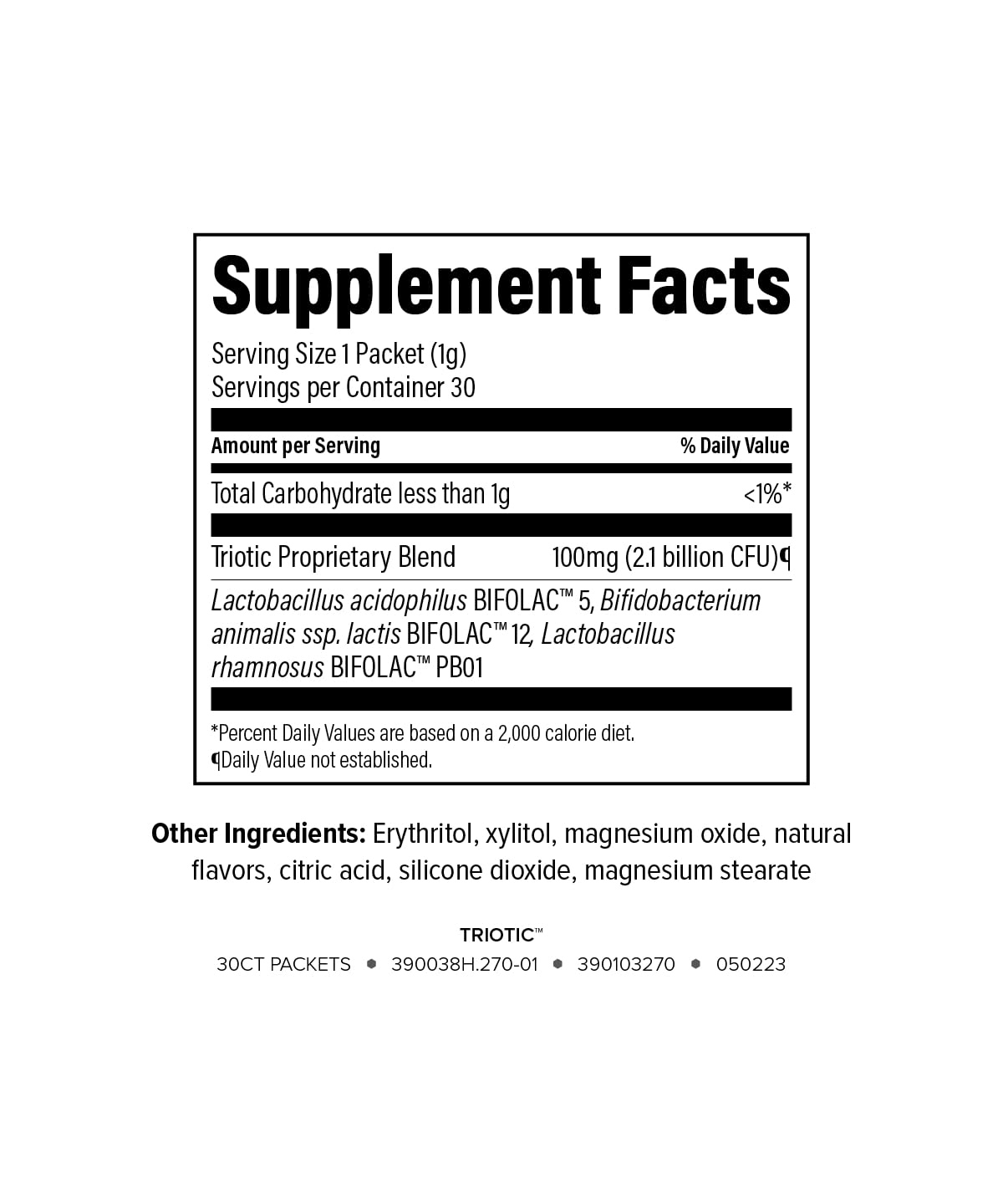 Isagenix Triotic single packet ready for daily use
