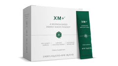 Isagenix XM+ individual-serving packets for convenient on-the-go energy support