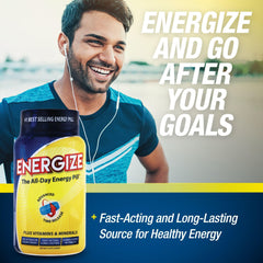 Isatori Energize bottle with water for convenient anytime intake