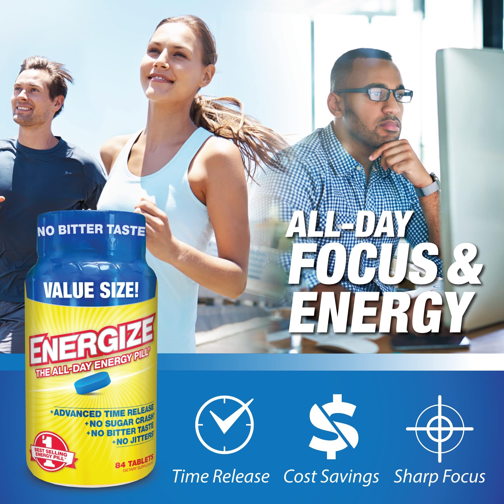 Isatori Energize during a workout for steady energy