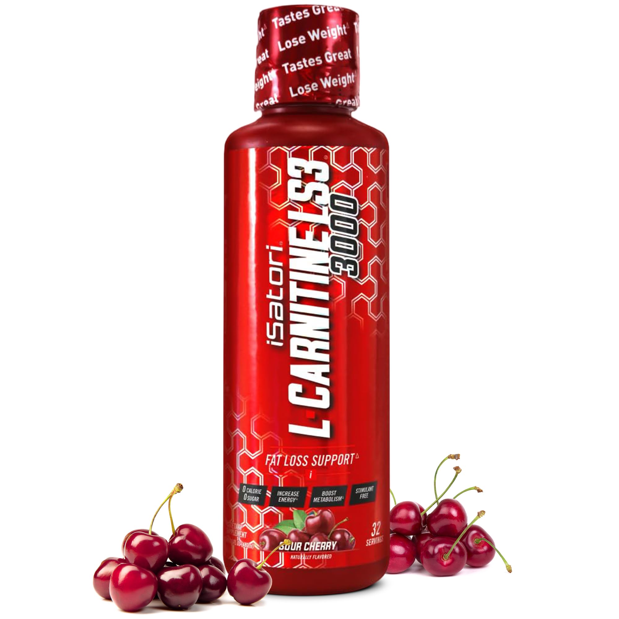 iSatori L-Carnitine LS3 bottle for non-stimulant energy support during workouts