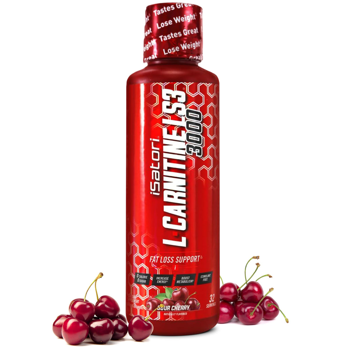 iSatori L-Carnitine LS3 bottle for non-stimulant energy support during workouts
