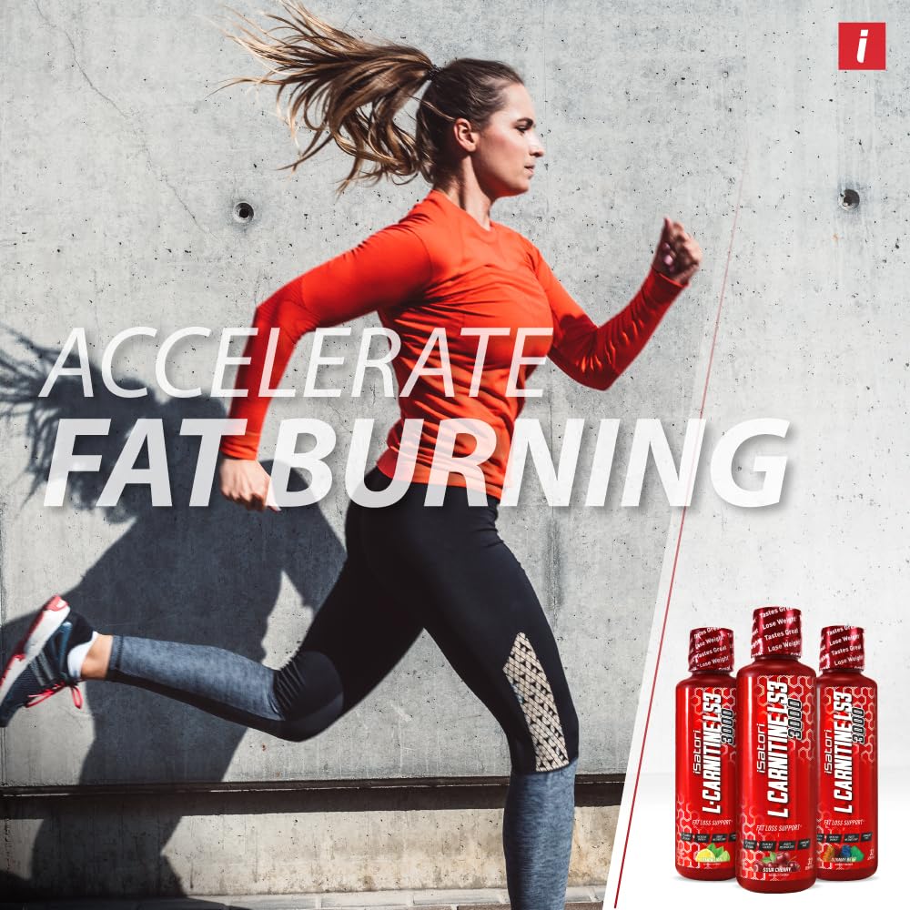 iSatori L-Carnitine LS3 liquid texture demonstrates smooth, ready-to-drink form